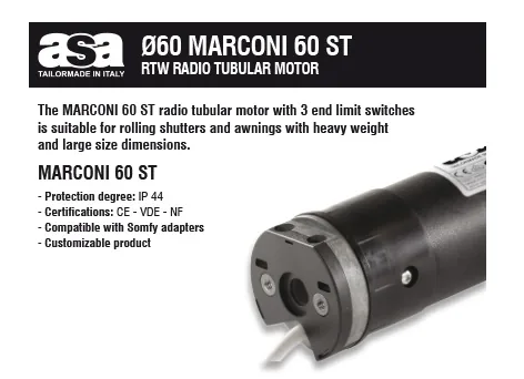 Marconi 60 ST 100 Nm / 12 devir