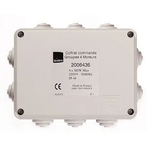 Simu grup kontrol kutusu, 4 motor (Group Control Box)
